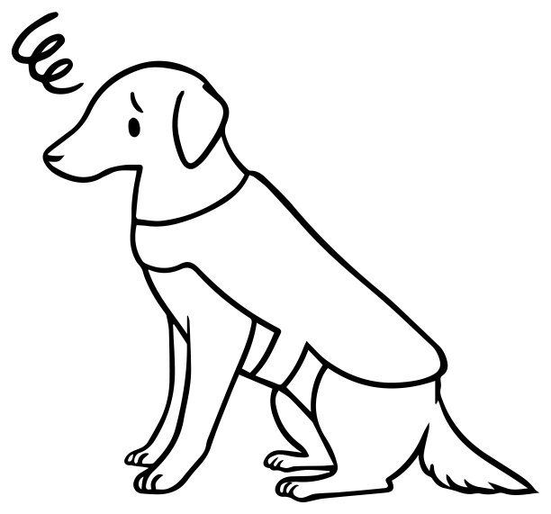 矢量图的助手狗图片下载