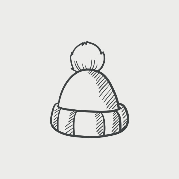 针织帽草图图标图片下载