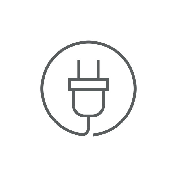 插头线条图标图片下载