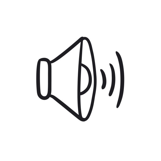 扬声器音量草图图标图片下载