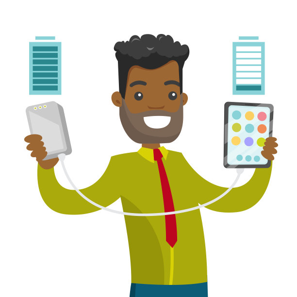 一名男子通过usb给手机充电图片下载