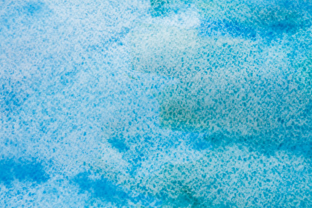 蓝色抽象水彩绘制纹理背景图片下载