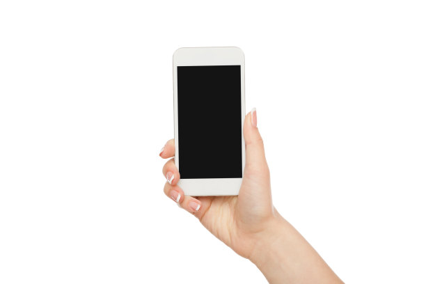 女性手握手机，剪裁，剪掉图片下载