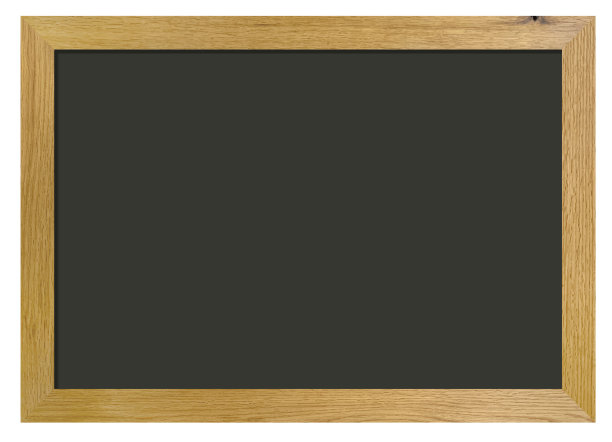 黑板上木框架图片下载