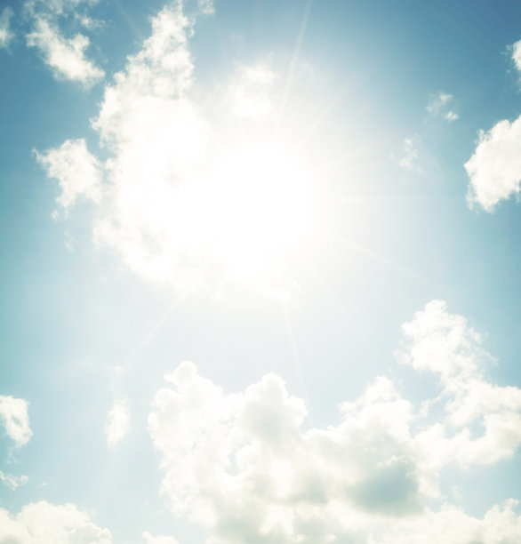 抽象多彩的天空和云景观图片下载