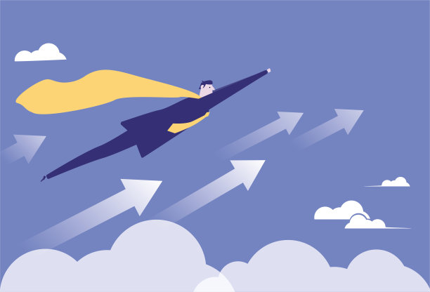 超人拿着箭向目标飞去图片下载