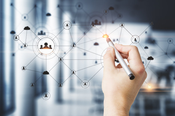 手绘社交网络界面图片下载