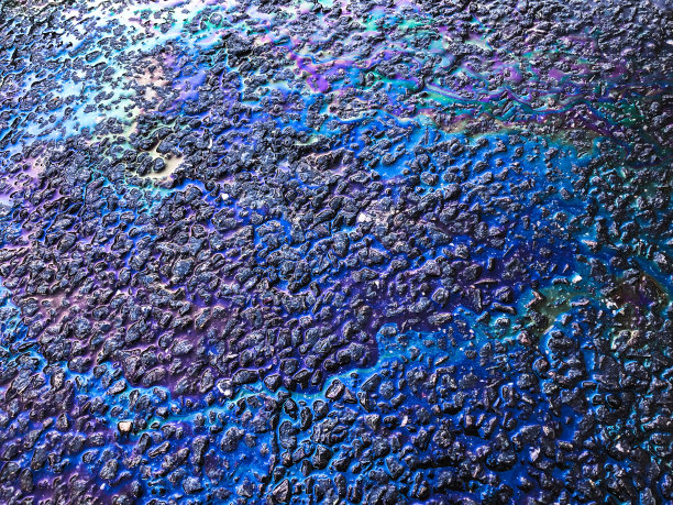 溢油彩虹背景图片下载