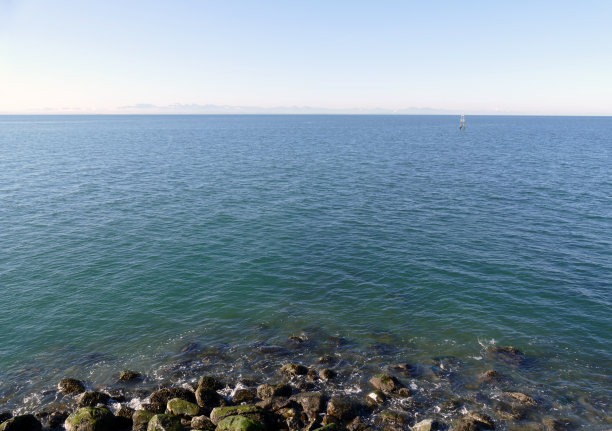 从爱奥纳海滩码头瞭望台到乔治亚州图片下载