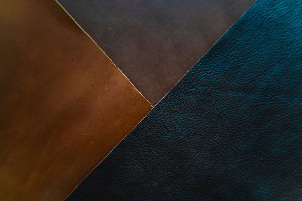 各种彩色真皮旧工艺品背景图片下载