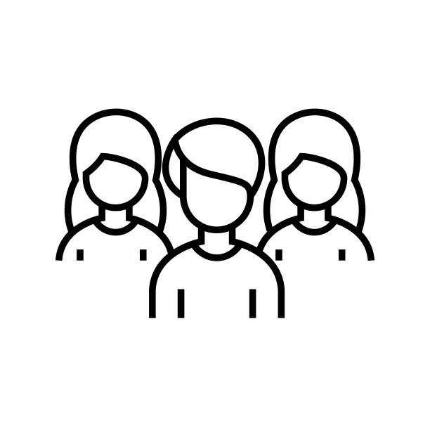 同学线图标，概念符号，轮廓矢量插图，线性符号图片下载