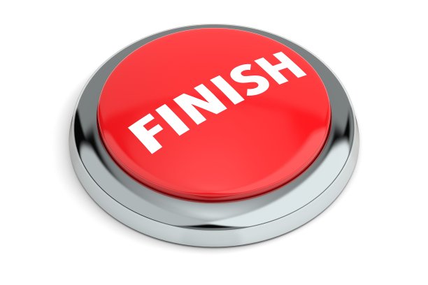 红色的Finish按钮图片下载