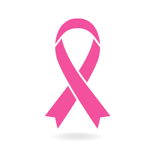 乳腺癌宣传月设计粉色丝带。中风粉红丝带。十月是癌症宣传月。图片下载