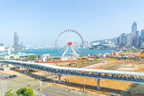 香港的摩天轮图片下载