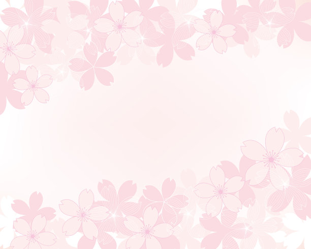 樱花的背景插图图片下载