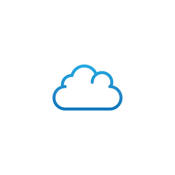 云图标和符号向量图片下载