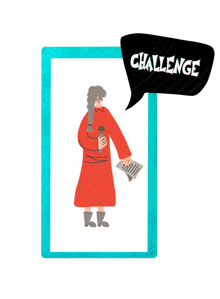 挑战文字颜色概念矢量设计图片下载