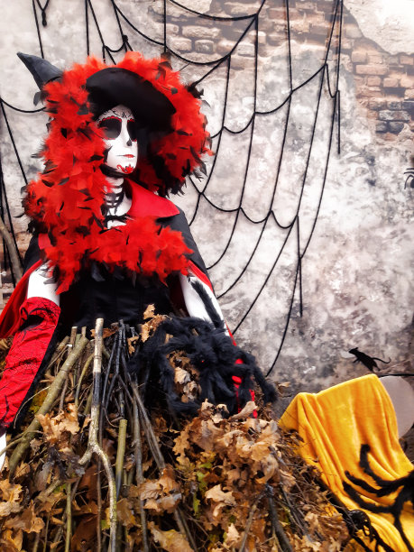 万圣节场景人体模型女人图片下载