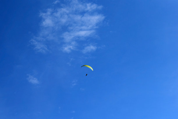 空中滑翔伞图片下载