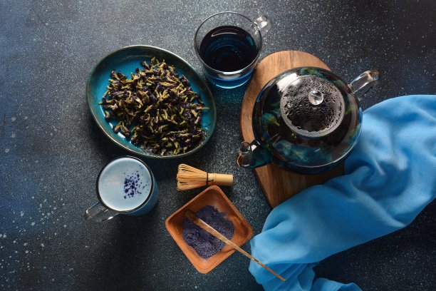 健康蝶豆花茶图片下载