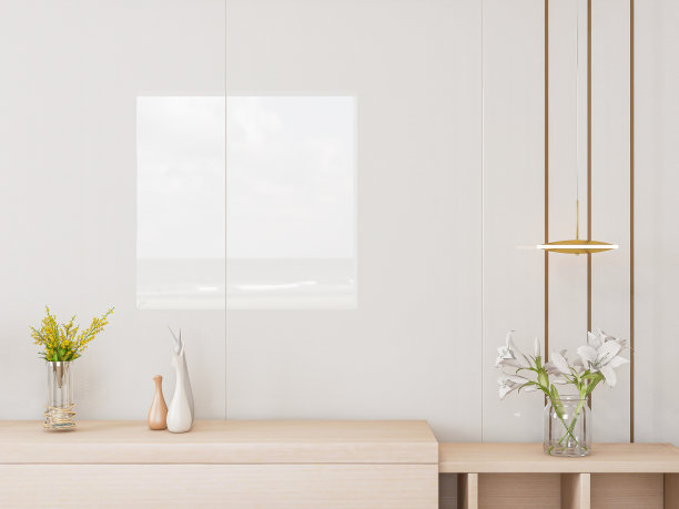 3D效果图，优雅现代的卧室设计，大床配大衣柜图片下载