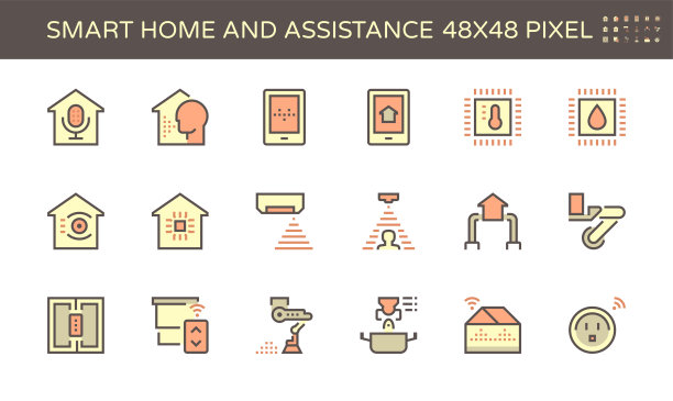 智能家居的图标图片下载