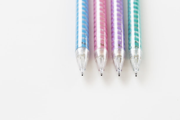 彩色机械铅笔图片下载