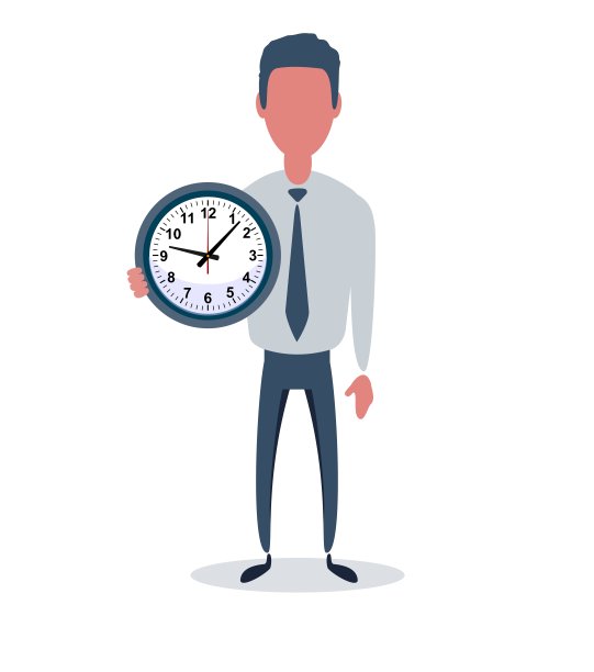 商人或职员。男性角色在时尚的简单风格与对象，平面矢量插图图片下载