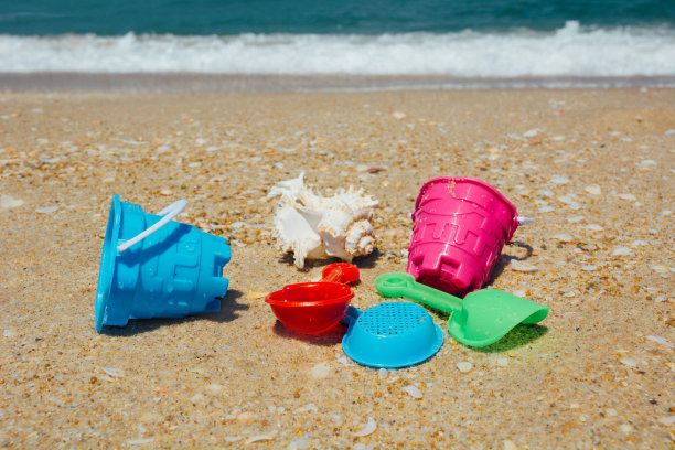 夏季假期海滩儿童玩具图片下载