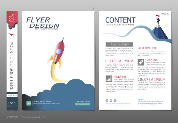 封面书籍设计模板向量，创业概念，用于小册子，年度报告，传单-传单，杂志，海报，企业演示，投资组合，横幅，网站图片下载