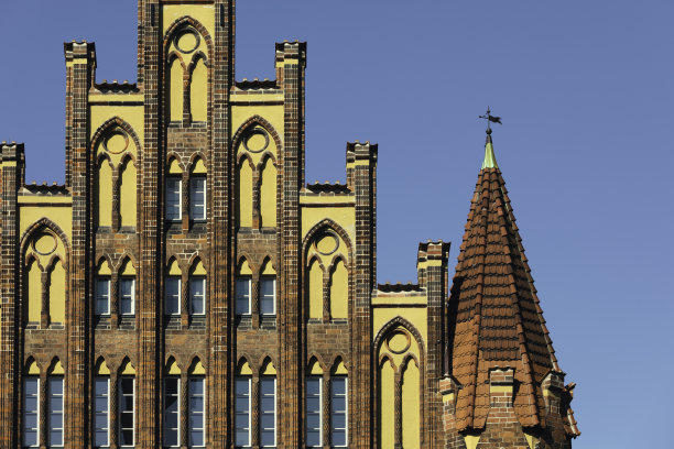 古城Lübeck建筑图片下载