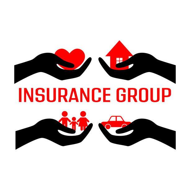 保险业务标志。经营理念的概念。向量会徽。矢量插图抽象标志图标。设计模板。现代形状的概念。符号说明。健康保险的设计。图片下载