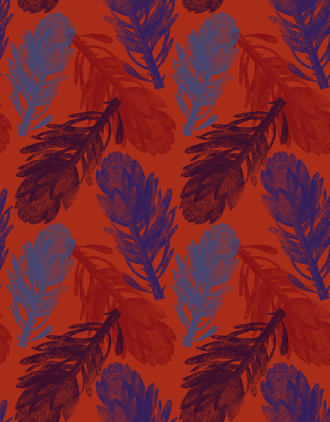 无缝花纹，雕刻纹理素材图片