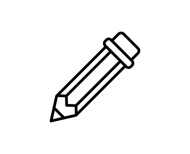 铅笔线图标图片下载