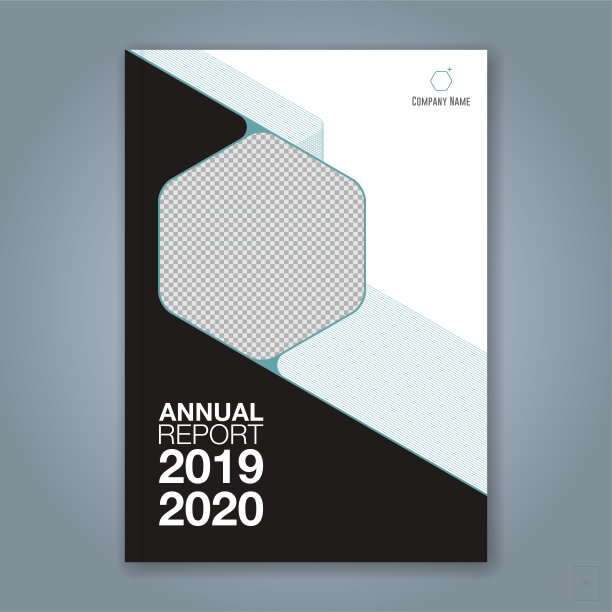 抽象最小几何圆背景为商业年度报告书封面小册子传单海报图片下载