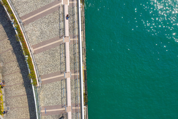 香港尖沙咀海滨长廊图片下载