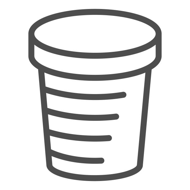 杯线和固体图标。用于加热液体的茶或咖啡茶杯。塑料产品的设计理念，轮廓风格的象形图上的白色背景，用于web和应用程序。Eps 10。图片下载