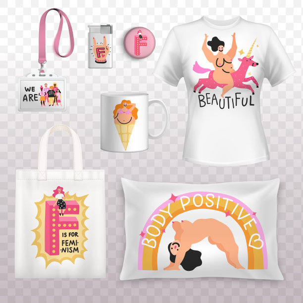 女权主义身体正面打印图片下载