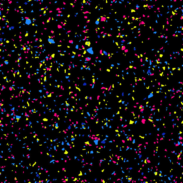 五彩纸屑无缝模式。向量抽象背景。时尚的你图片下载