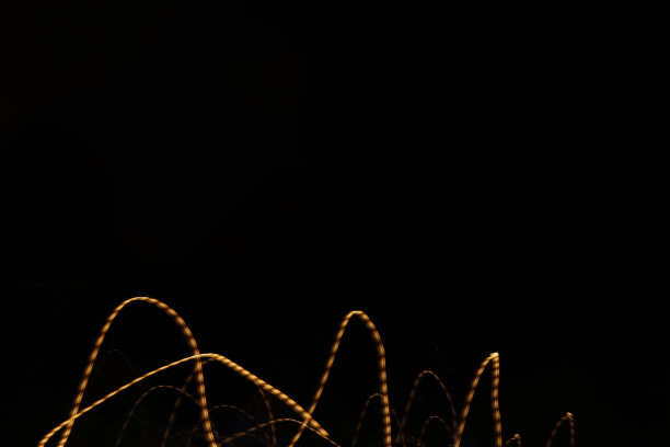 彩色抽象长曝光黑色背景光艺术图片下载