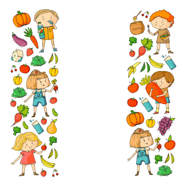 吃健康食品的孩子。运动,健身。图片下载