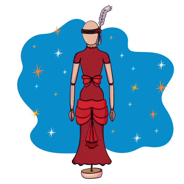 穿着上世纪20-30年服装和配饰的人体模型。图片下载