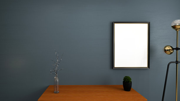 海报帆布墙上，工作场所图片下载