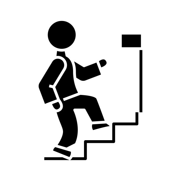 成就黑色图标，概念插图，矢量平面符号，象形符号图片下载