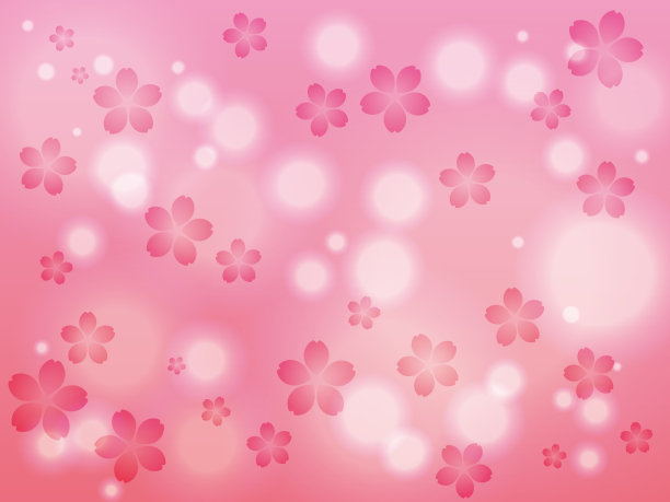 美丽的樱花背景(粉色)图片下载