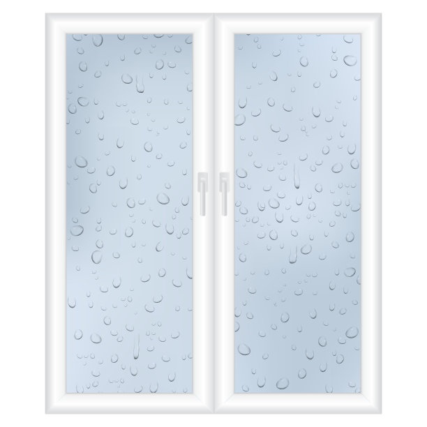 玻璃上有水滴的窗户图片下载