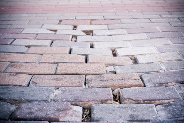 破碎的路面图片下载