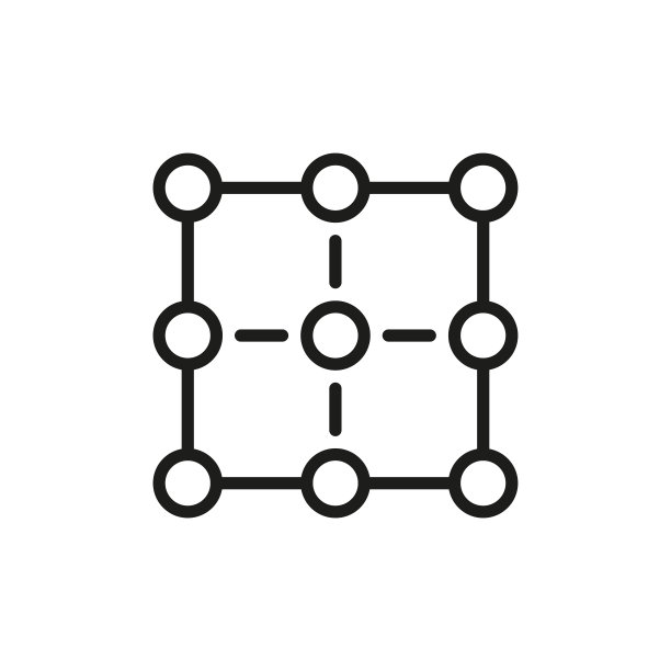 简约网络连接线条图标图片下载