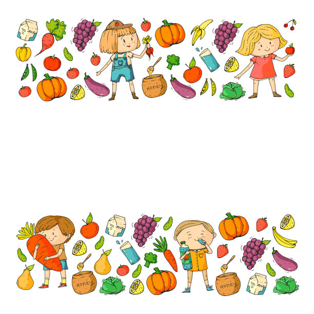 吃健康食品的孩子。运动,健身。图片下载