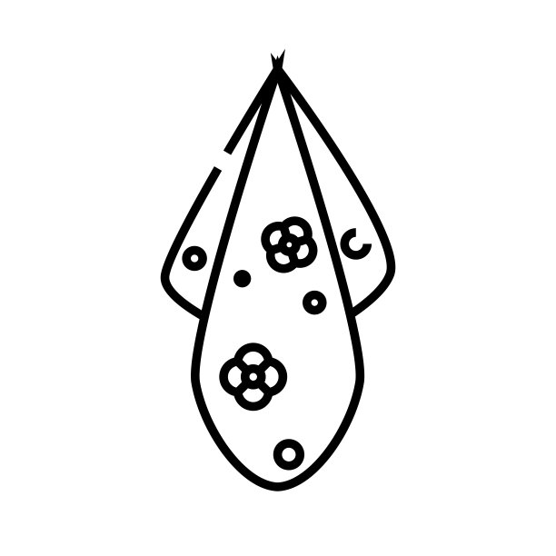 花毛巾线图标，概念标志，轮廓矢量插图，线性符号图片下载